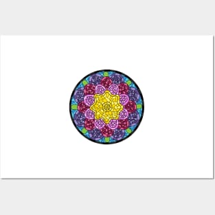 Circle Mandalas 94 (Style:12) Posters and Art